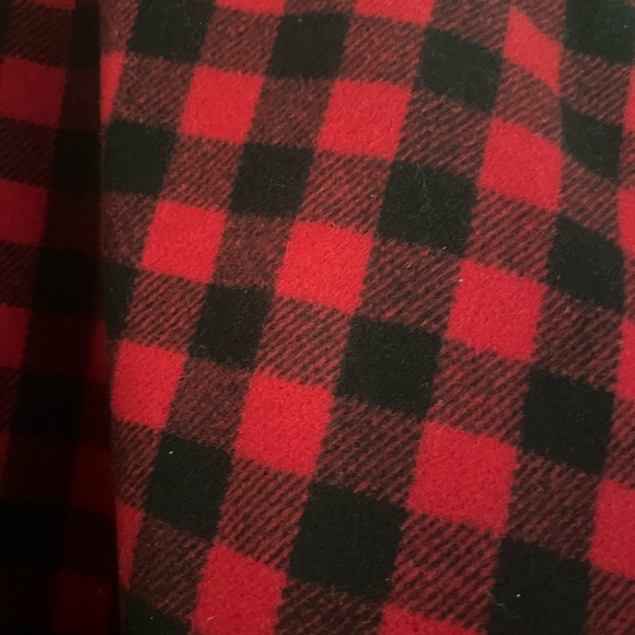 Stormy Kromer Buffalo Plaid wool blend poncho cape, one size - Picture 3 of 4